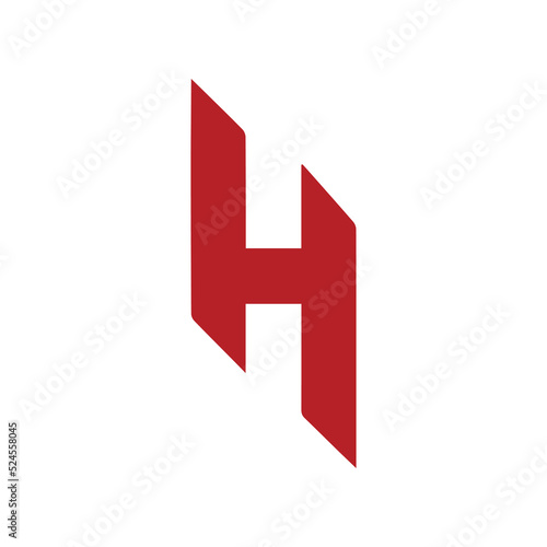 H logo icon, font logotype