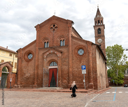 The basilica of San Michele Vetere is an important Catholic place of worship in Cremona, formerly the city's cathedral from 1124 to 1190. 