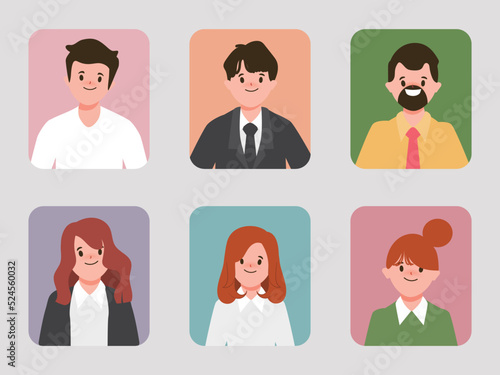 People collection. illustration vector flat design. photo