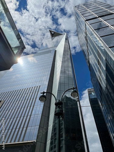 New York, NY, modern office buildings