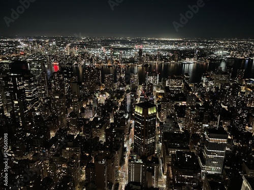 New York, NY, city at night