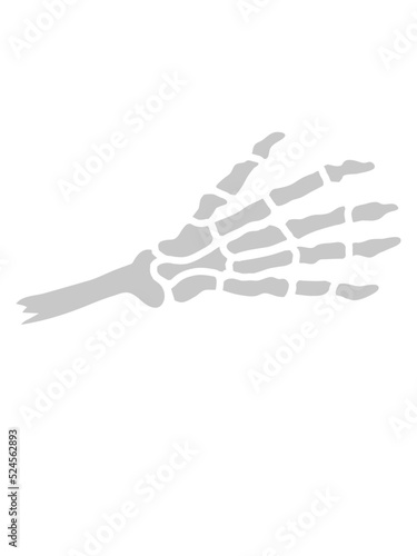 Halloween abgetrennte Hand Skelett 