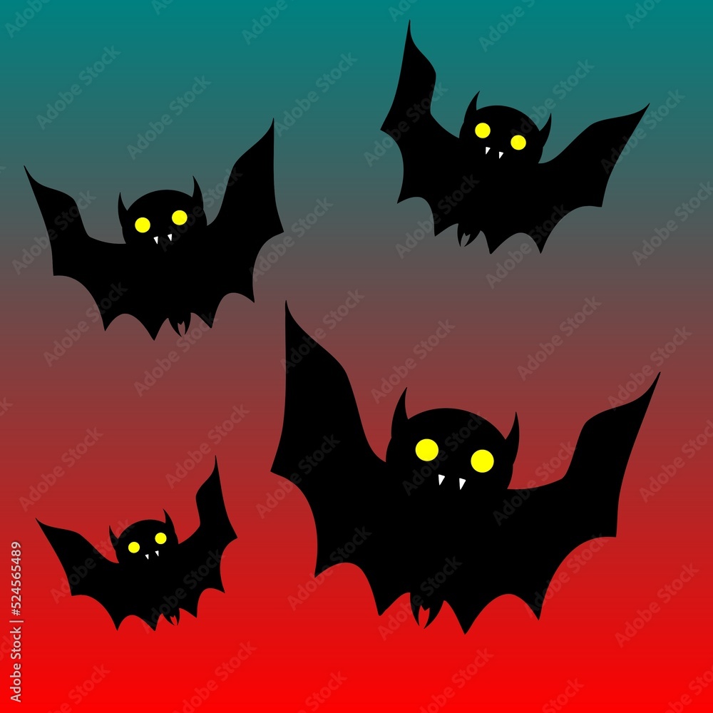 halloween background with bats halloween background with bats