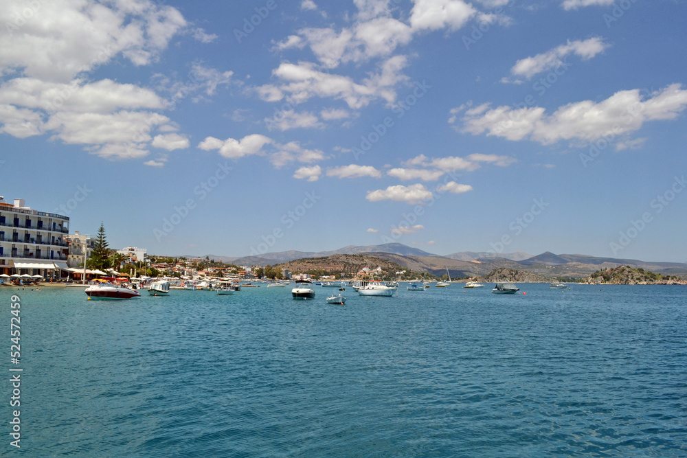Tolo, a small village in Greece on the Peloponnese peninsula.
