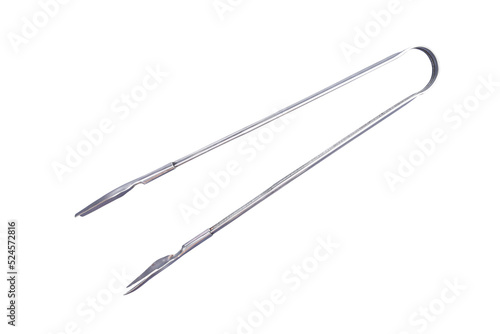 kitchen tongs isolated on transparent background - PNG format. photo
