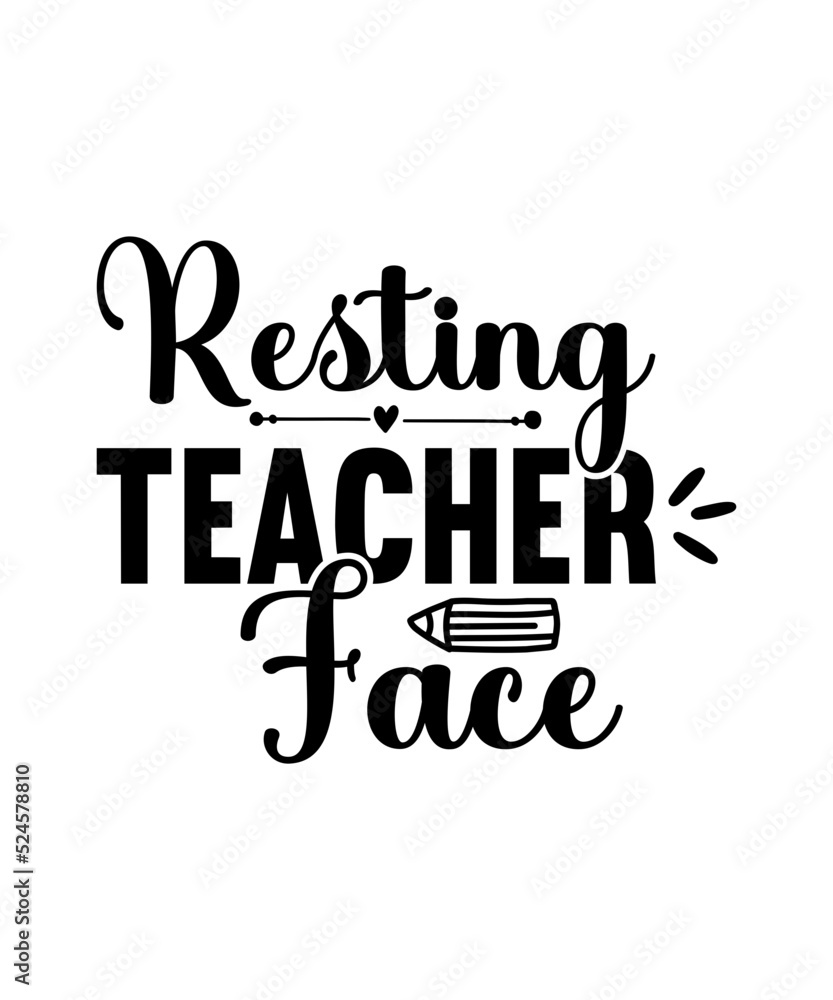 Teacher SVG Bundle, Hand Lettered SVG, Teacher Shirt SVG, Back to School Svg, School Svg, Teacher Quotes Svg, Teacher Png