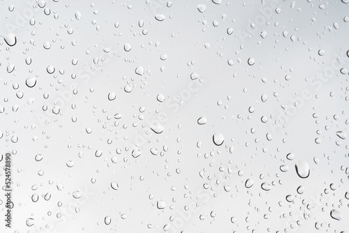 Close up of rain droplet 