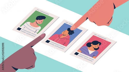 Wallpaper Mural accounts social media profiles animation Torontodigital.ca