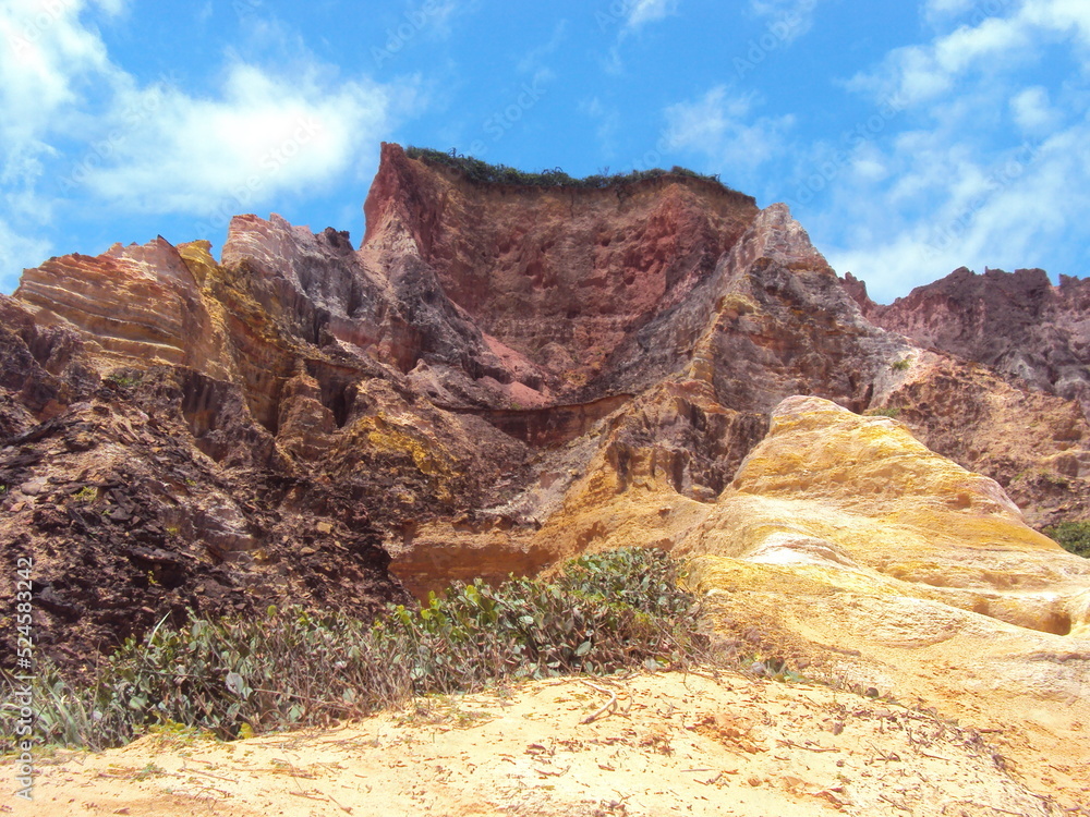 Obraz premium Falésias areias coloridas