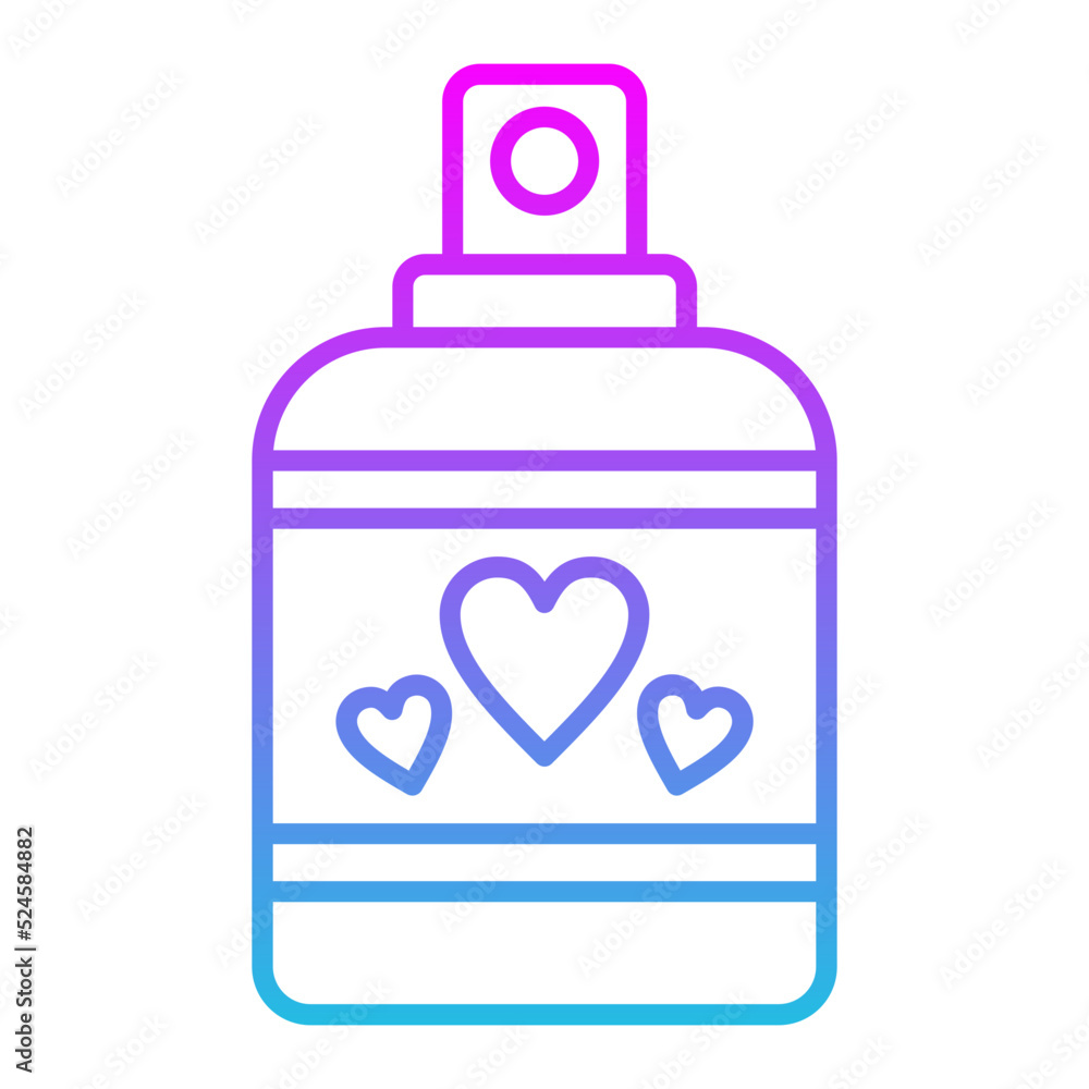 Perfume Line Gradient Icon Perfume Line Gradient Icon