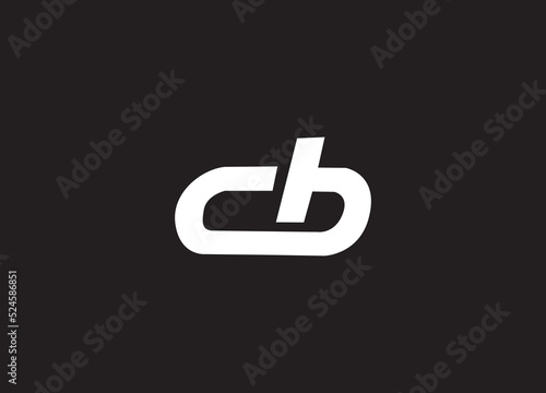 CB creative monogram minimalist logo design