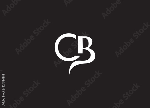 CB creative monogram minimalist logo design