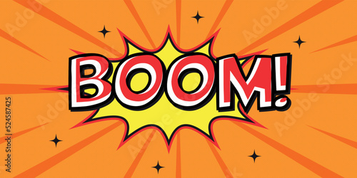 Comic Lettering Summer In The Speech Bubbles Comic Style Flat Design. Dynamic Pop Art Vector Illustration Isolated On Rays Background. Exclamation Concept Of Comic Book Style Pop Art Voice Phrase.