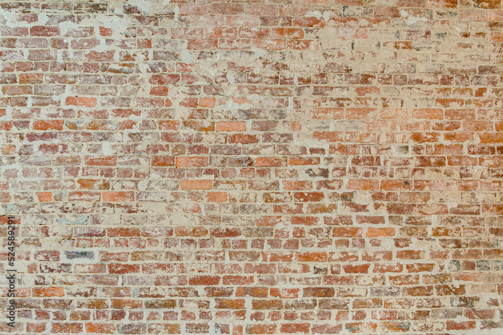 old brick wall background distressed vintage