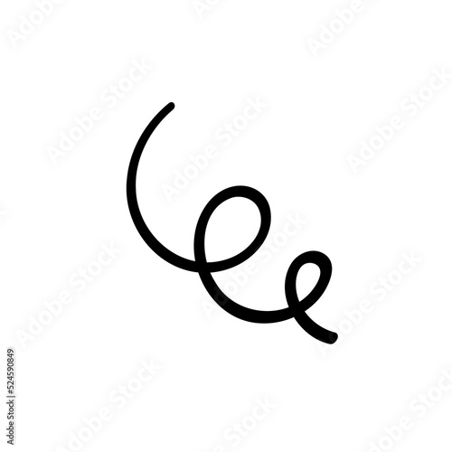 hand drawn diffused light vector isolated on a white background