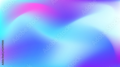 Abstract art vibrant color liquid blurred background with lines wave pattern texture