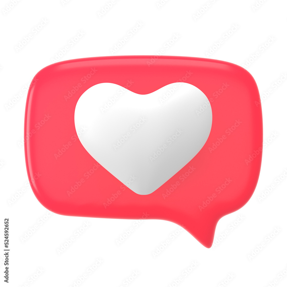 Like icon design. 3D icon. Like icon design. 3D icon.