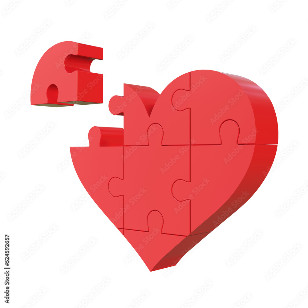 3d hotsell heart puzzle
