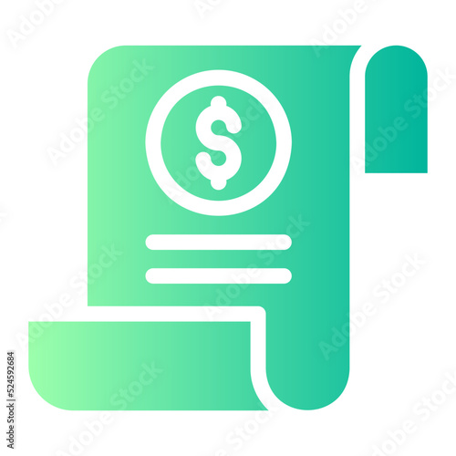 bill gradient icon