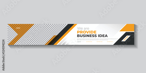 corporate youtube channel art business cover template 