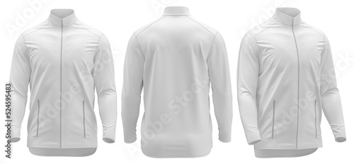 Konstfotografi jacket cycling Long sleeve 3d rendered ( White )