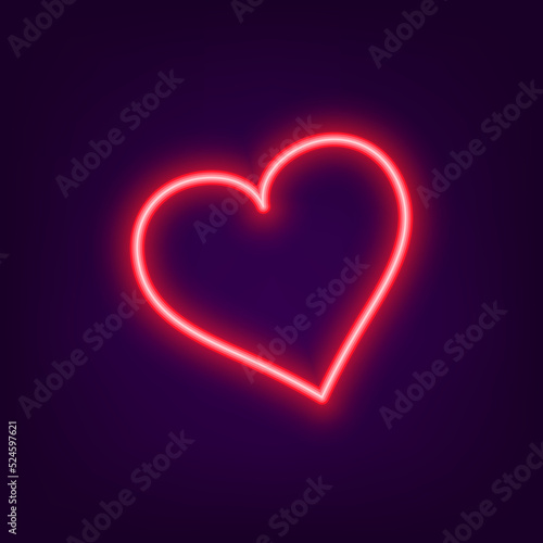 hearts  glowing  poker  game  editable illustration cards  casino. vector