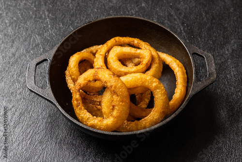 オニオンリング　 homemade fried onion rings
