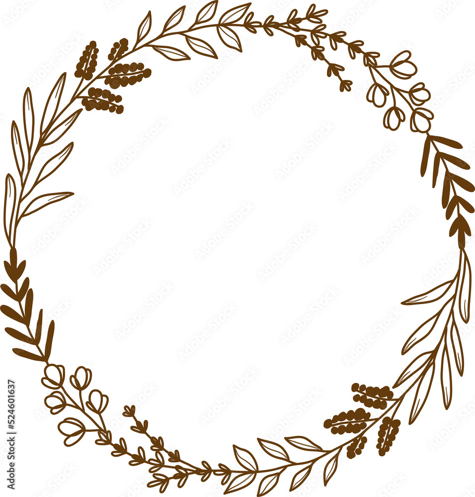 Wreath transparency for decoration. Wreath transparency for decoration.