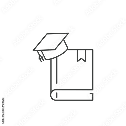 graduation cap - education icons  symbol vector elements for infographic web