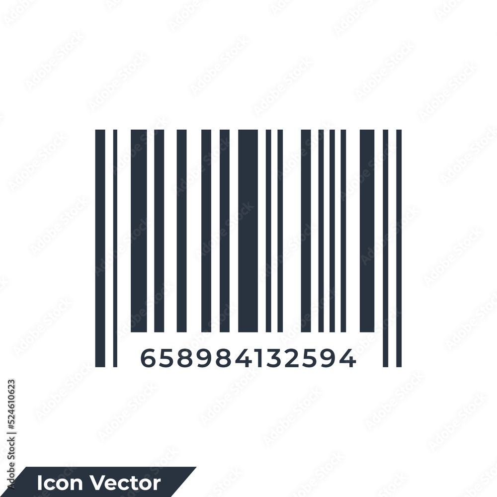 barcode icon logo vector illustration. Check code symbol template for graphic and web design collection barcode icon logo vector illustration. Check code symbol template for graphic and web design collection