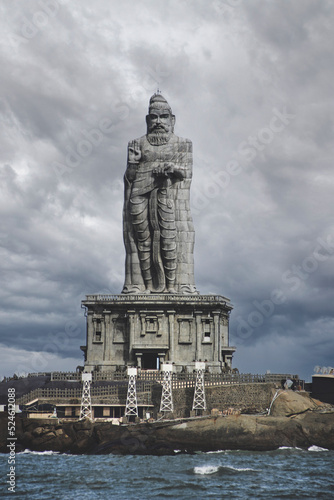 Majestic Thiruvalluvar Statue on the southernmost end of the Indian Sub-continent.