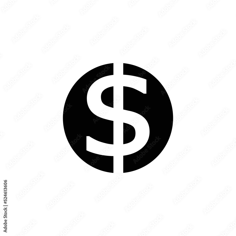 Obraz premium Money icon isolated vector illustration.