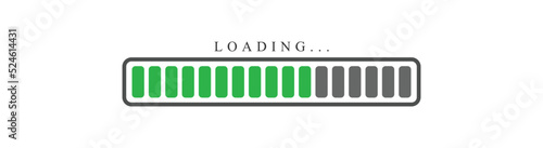 Loading vector icon. Loading style sign for mobile concept and web design.