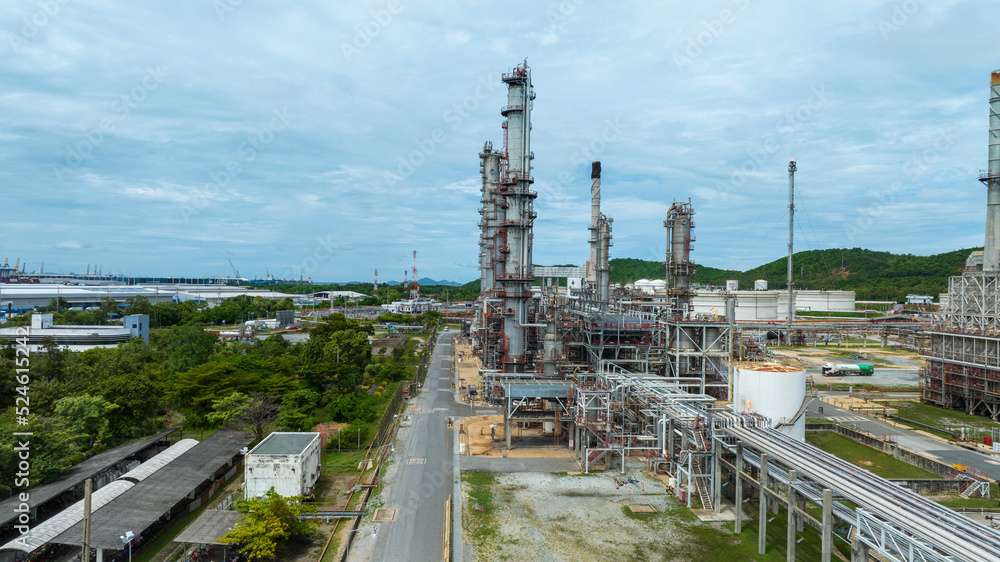Oil Refinery Gas Chemical Equipment Prodiction import export Concept, Crude Oil Refinery Plant Steel Pump Pipe line and Tank and Cooling tower, Chemical or Petrochemical Factory plant, industry Oil Refinery Gas Chemical Equipment Prodiction import export Concept, Crude Oil Refinery Plant Steel Pump Pipe line and Tank and Cooling tower, Chemical or Petrochemical Factory plant, industry