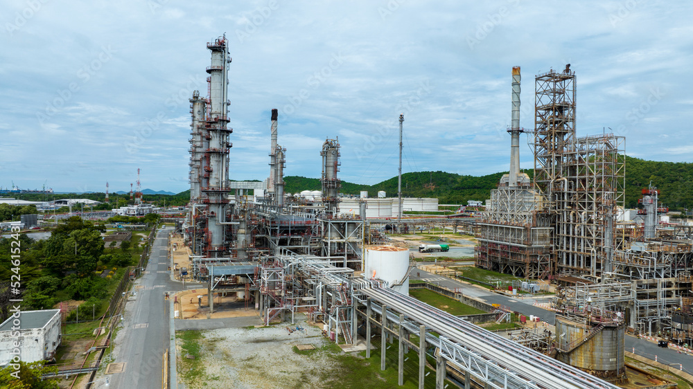 Oil Refinery Gas Chemical Equipment Prodiction import export Concept, Crude Oil Refinery Plant Steel Pump Pipe line and Tank and Cooling tower, Chemical or Petrochemical Factory plant, industry Oil Refinery Gas Chemical Equipment Prodiction import export Concept, Crude Oil Refinery Plant Steel Pump Pipe line and Tank and Cooling tower, Chemical or Petrochemical Factory plant, industry