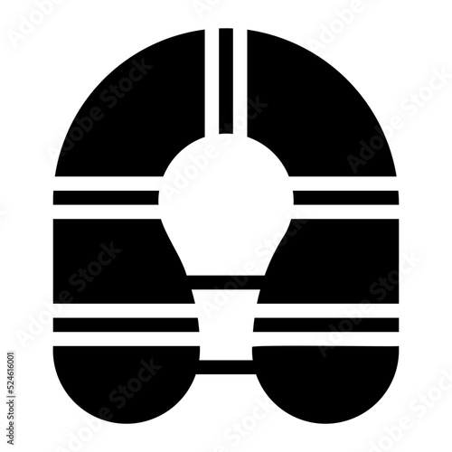 lifesaver glyph icon