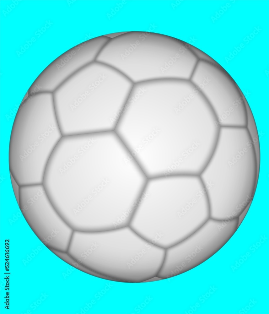 Fototapeta premium soccer ball isolated on white
