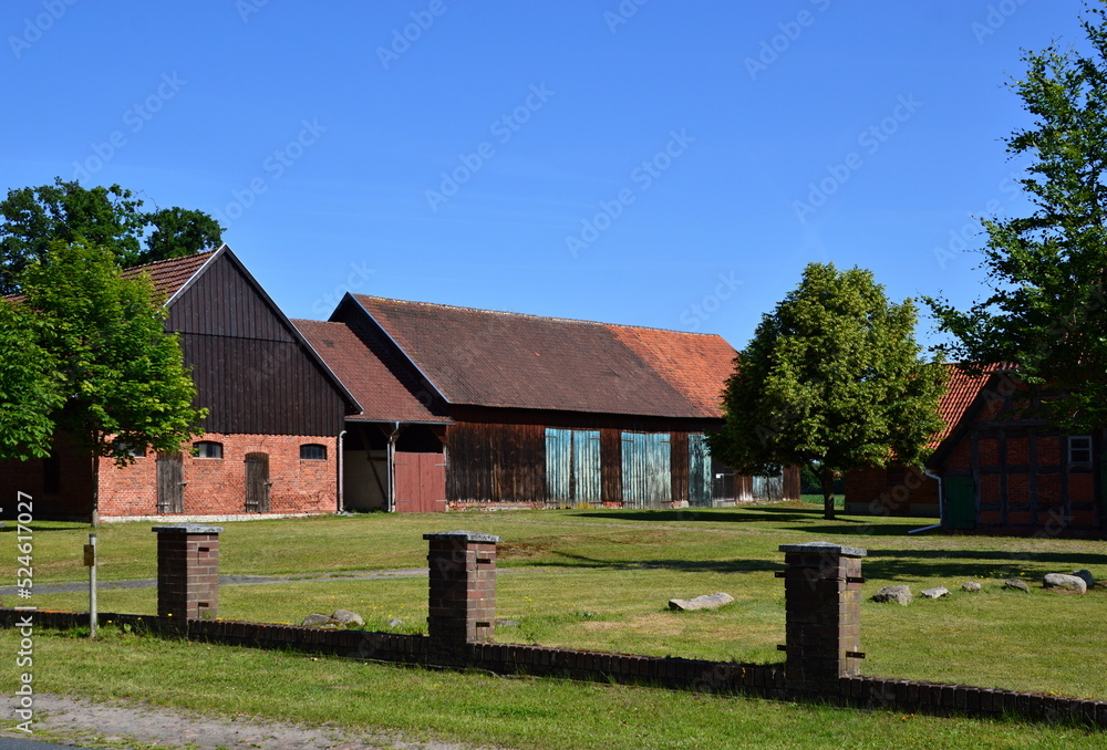 Historical Farm in the Village Böhme, Lower Saxony
