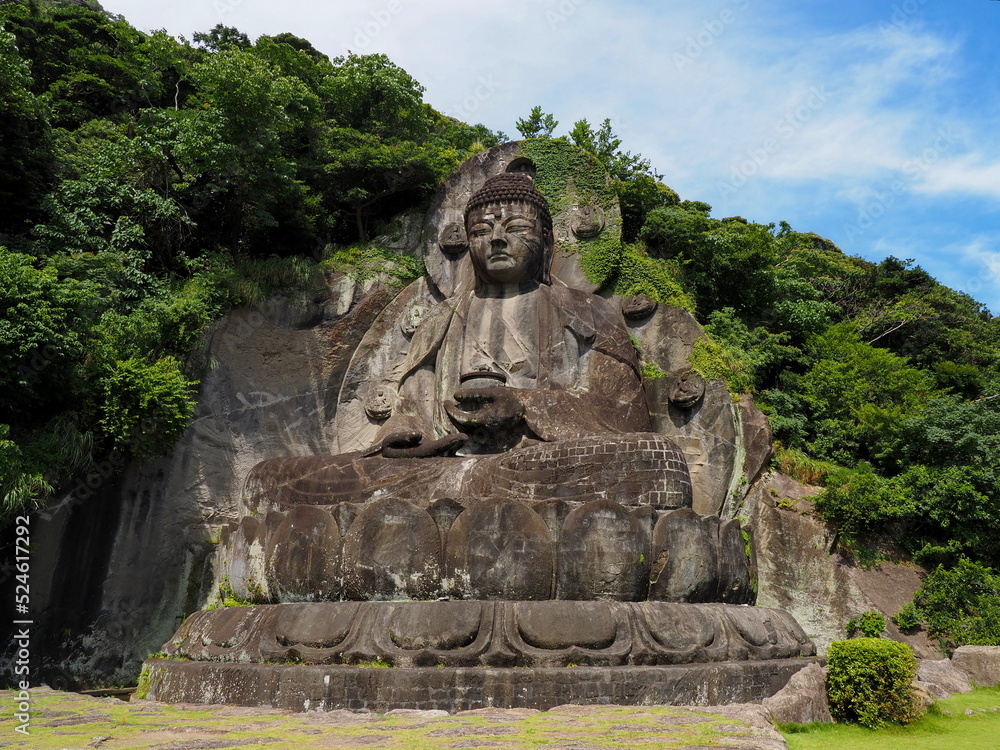 日本らしい日本寺の巨大大仏