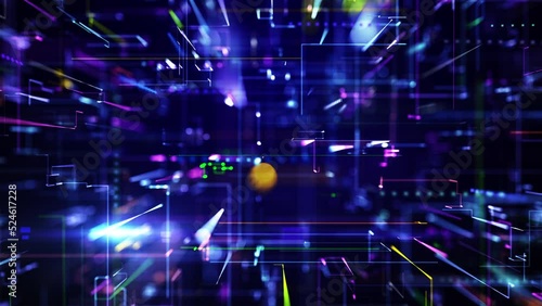 Digital Network Abstract Design backgroundI loopB
