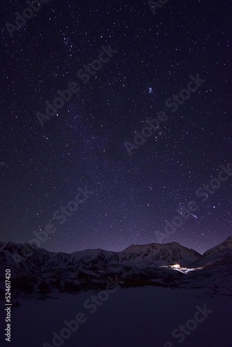 Night scenery in Tateyama alpine, Japan © sada