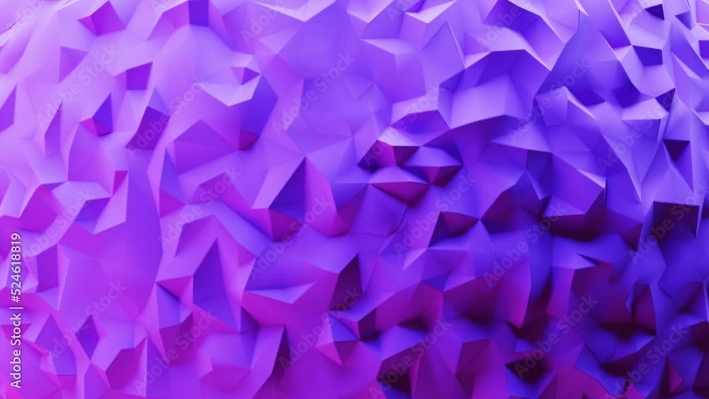 Round abstract triangle purple pink and blue mesh rough paper texture spinning around itself background. Round abstract triangle purple pink and blue mesh rough paper texture spinning around itself background.