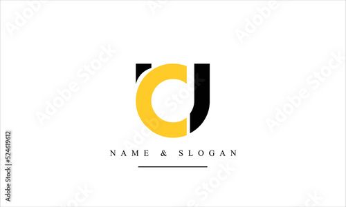 UC, CU, U, C  abstract letters logo monogram photo