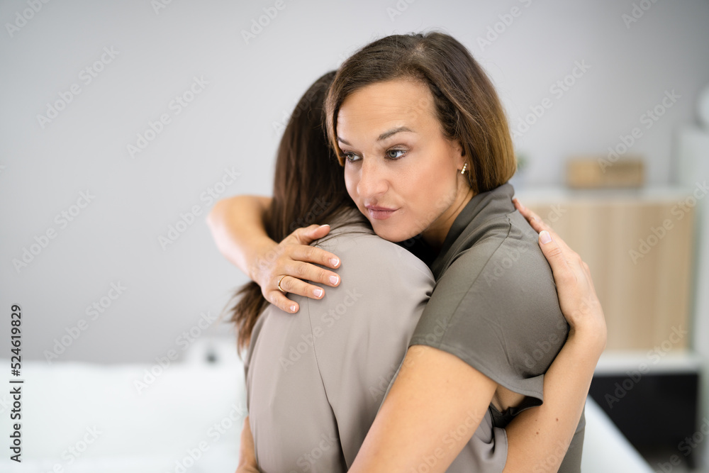 Disagreement And Mistrust. Sneaky Fake Female Pretends Disagreement And Mistrust. Sneaky Fake Female Pretends