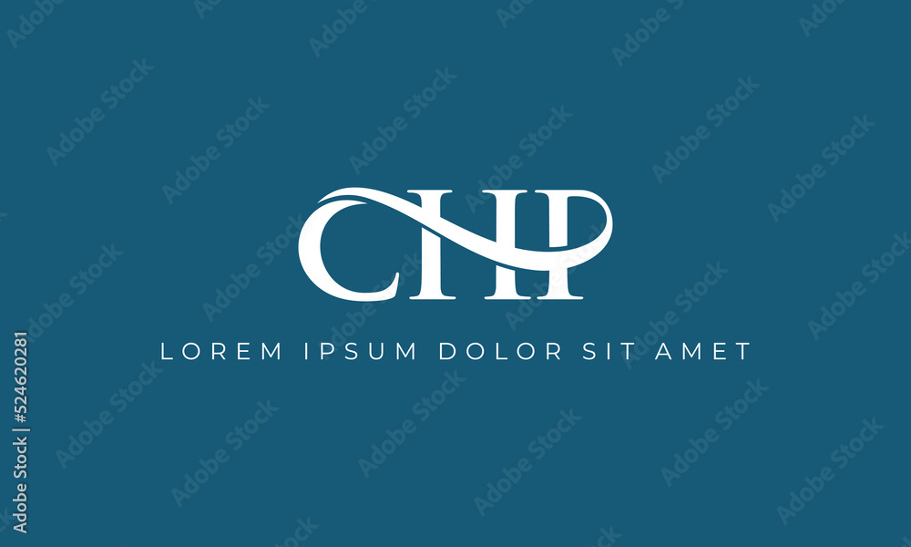 vector graphic logo design, CHP monogram logo, typography logo, logotype, luxury modern style vector graphic logo design, CHP monogram logo, typography logo, logotype, luxury modern style