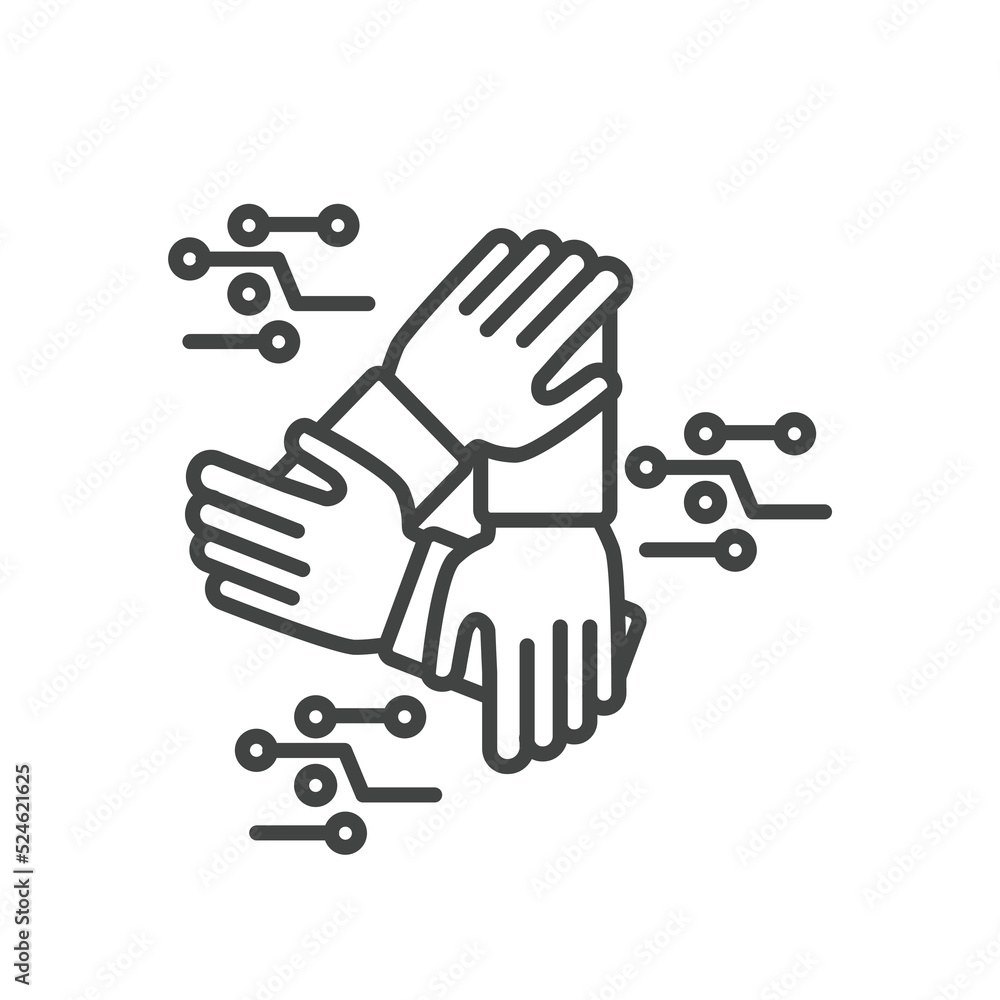 Human Computer Interaction icons symbol vector elements for infographic web Human Computer Interaction icons symbol vector elements for infographic web