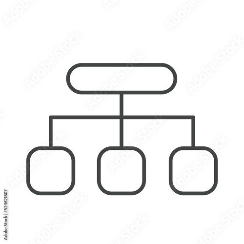 hierarchy icons symbol vector elements for infographic web