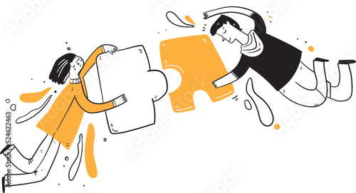 Working people concept clipart