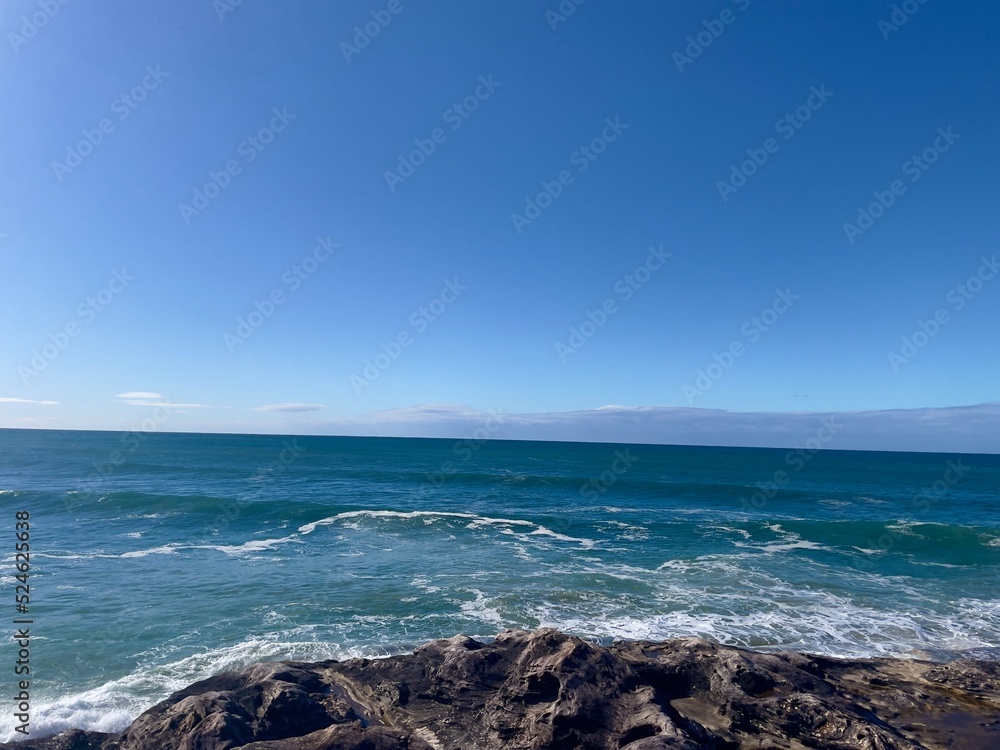 waves on the beach