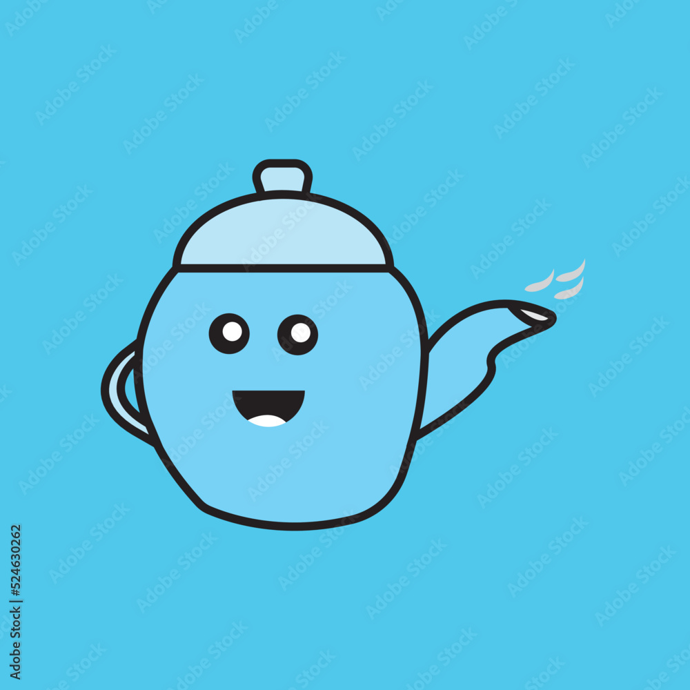 teapot illustration vector doodle concept. teapot illustration vector doodle concept.